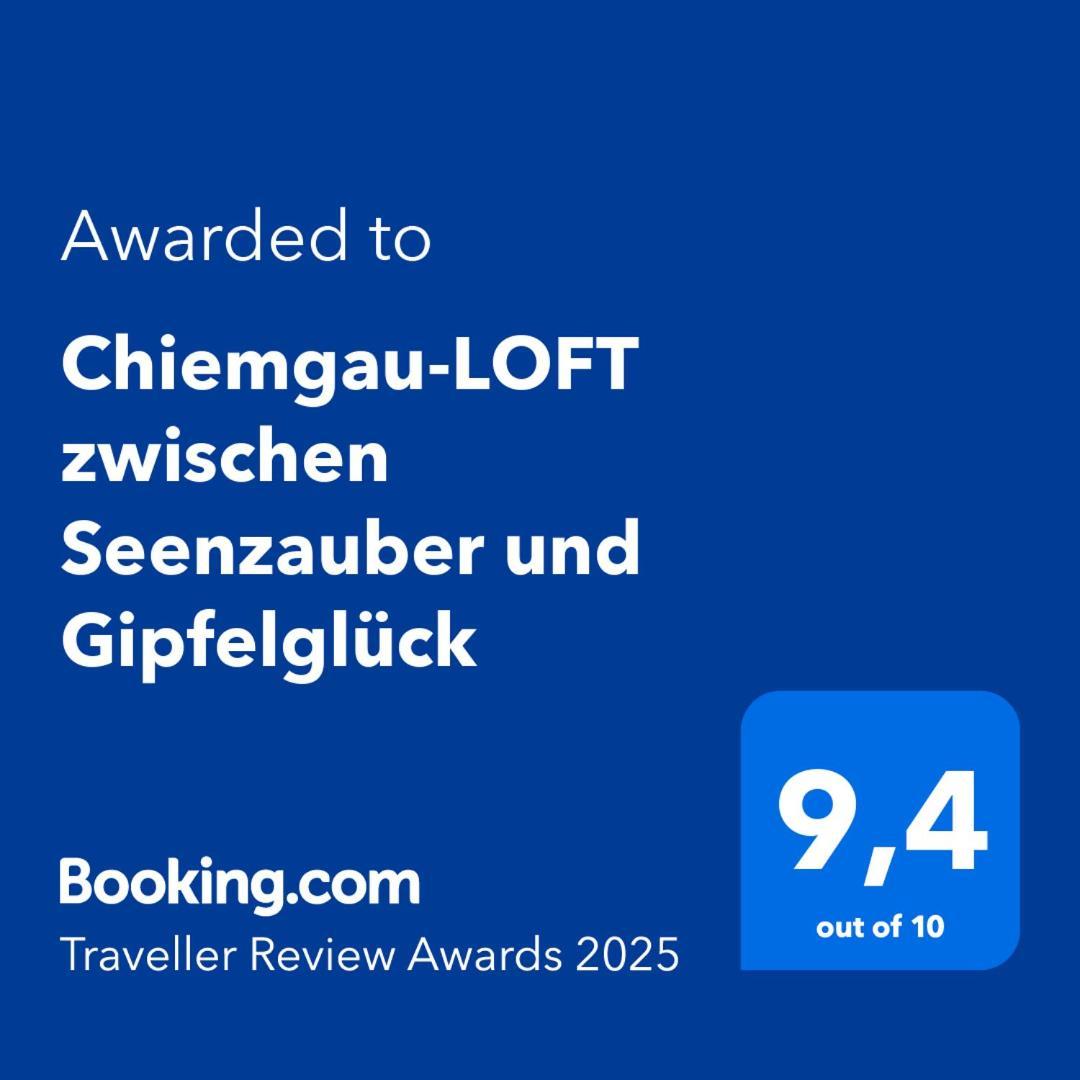 Chiemgau-Loft Zwischen Seenzauber Und Gipfelglueck Riedering Экстерьер фото